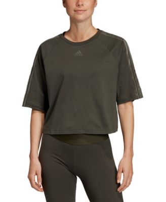 adidas id cropped tee