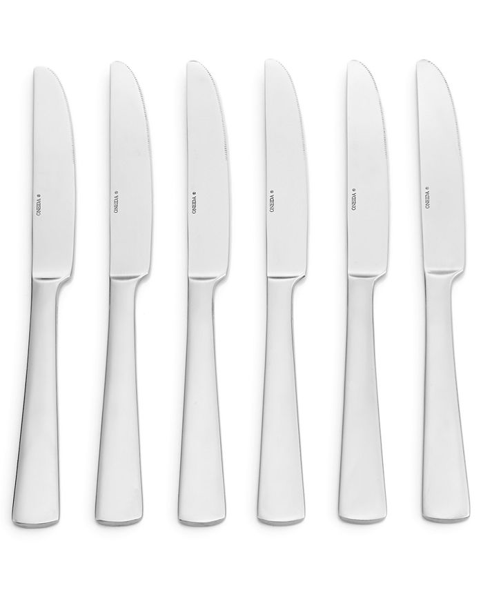 Oneida Set of 6 Aptitude Dinner Knives - Macy's