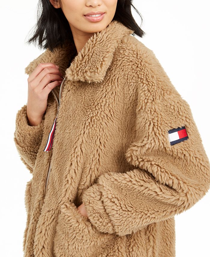 Tommy Hilfiger Sherpa Coat Macy's