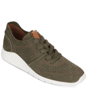 Gentle Souls By Kenneth Cole Raina Lite Jogger Sneakers Women's Shoes In Olive Nubuck