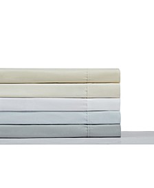 Classic Solid 400 Thread Count Cotton Percale 4-Pc. Sheet Set, Queen