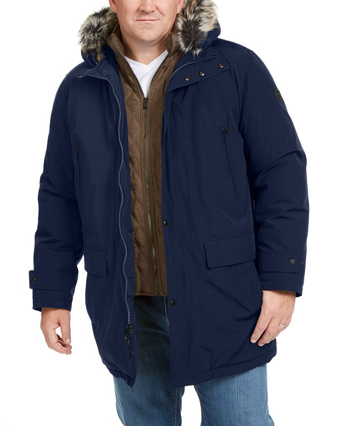 Michael Kors Michael Kors Men's Hooded Bib Snorkel Parka, Created For  Macy's Reviews Coats Jackets Men Macy's 