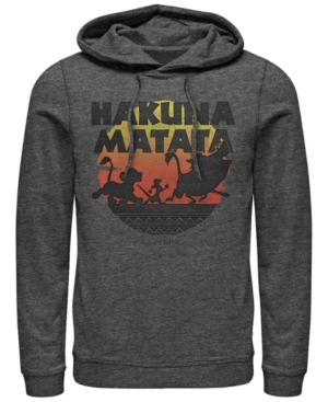 Disney Men's Lion King Hakuna Matata Sunset Pullover Hoodie