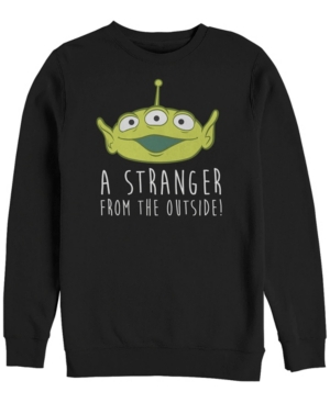Disney Pixar Men's Toy Story Aliens Stranger Outside Crewneck Fleece