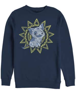 Disney Men's Moana Pua Sunshine Crewneck Fleece