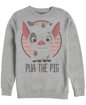 Disney Men's Moana Pua the Pig Crewneck Fleece