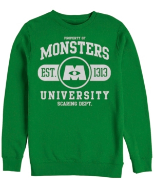 Disney Pixar Men's Monsters University Est 2013 Logo Crewneck Fleece
