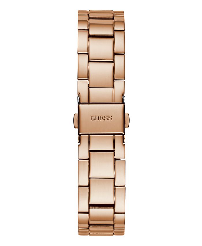 GUESS Women's Rose Gold-Tone Stainless Steel Watch, 38mmm - Macy's