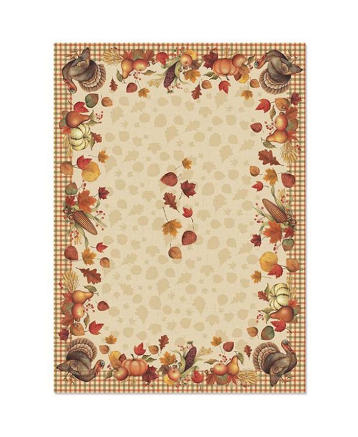 Laural Home Bountiful Harvest Tablecloth - 70