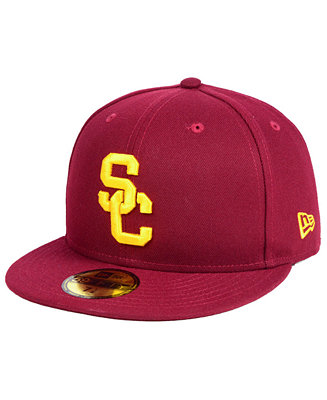 One Size USC Trojans New Era Hat Cap 9Forty Strapback 21206758 Multicolor