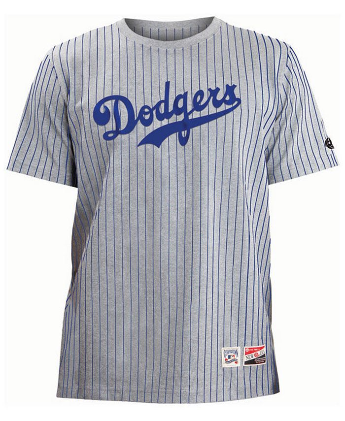 Mlb Los Angeles Dodgers Boys' White Pinstripe Pullover Jersey - S