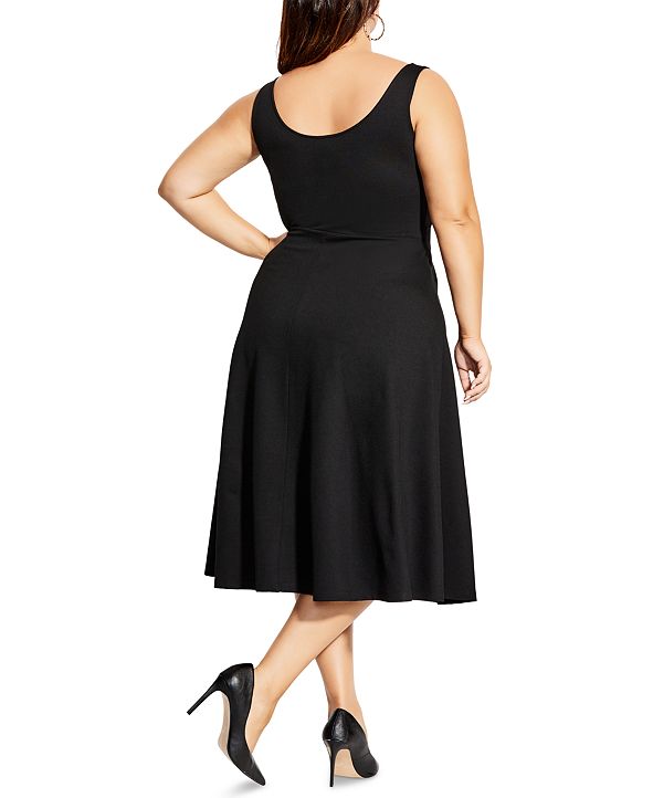 plus size fit and flare