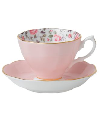 Rose Confetti Cup and Saucer