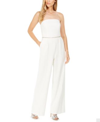Calvin Klein - Strapless Rhinestone Jumpsuit