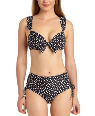 push up bikini with high waisted bottoms