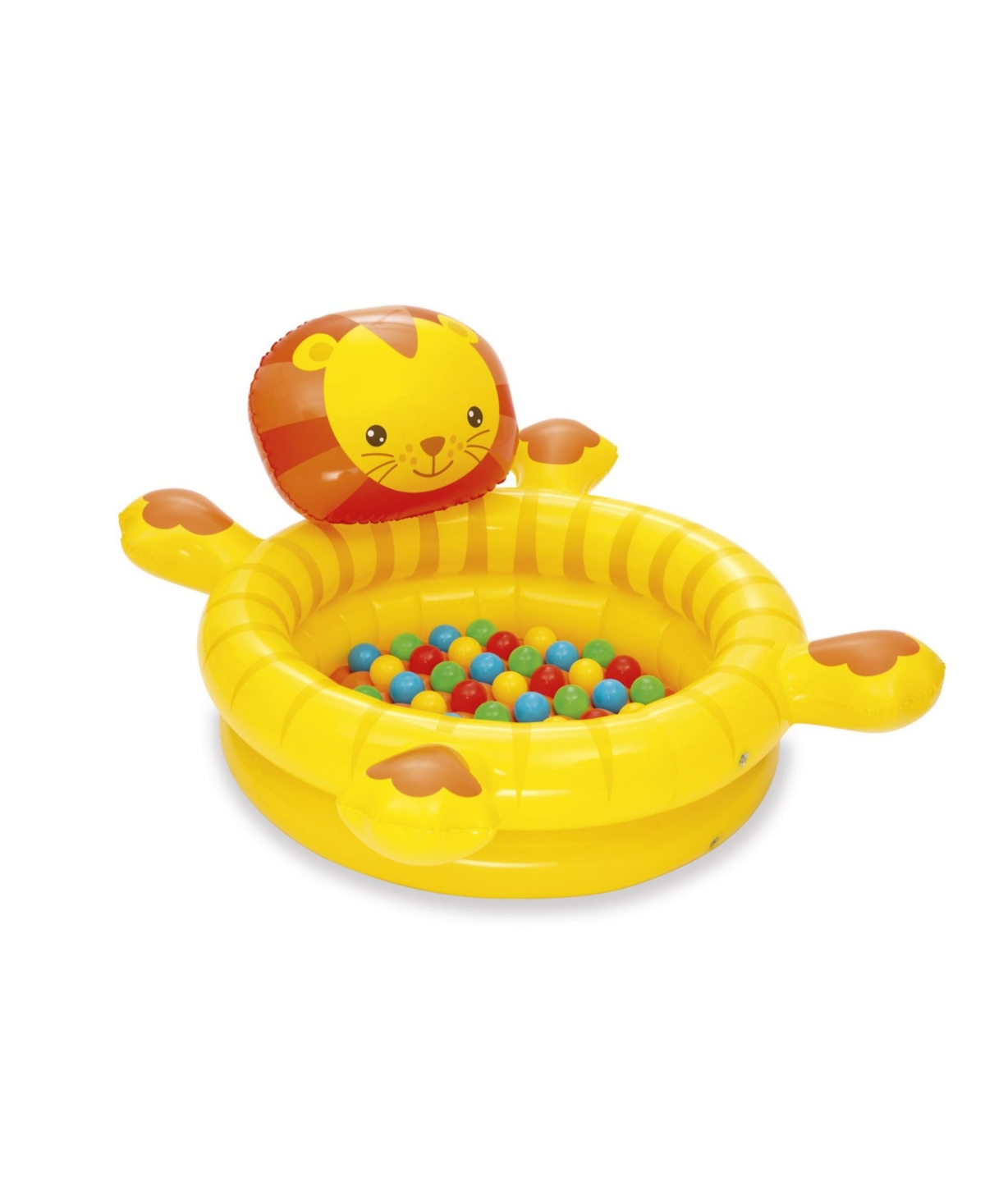 Redbox Bestway Up, In And Over Lion Ball Pit In Yellow