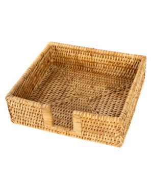Shop Artifacts Trading Company Artifacts Rattan Napkin Holder In Honey Brown