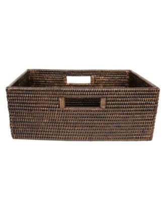 Rectangular Shelf basket with Side handles