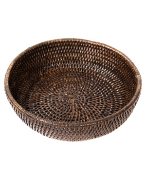 Shop Artifacts Trading Company Artifacts Rattan Bowl In Coffee Bean