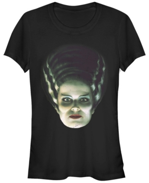 image of Fifth Sun Universal Monsters Women-s Bride of Frankenstein Big Face Short Sleeve Tee Shirt