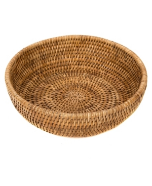 Shop Artifacts Trading Company Artifacts Rattan Bowl In Honey Brown