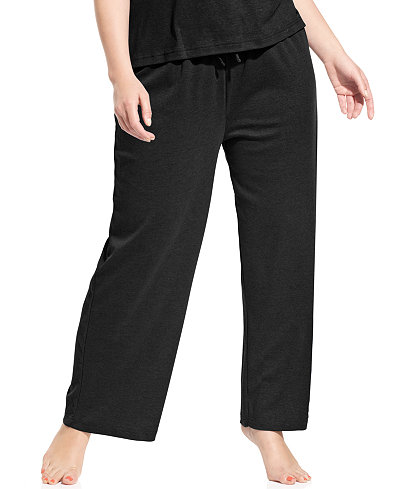 Jockey Plus Size Long Pajama Pants - Lingerie & Shapewear - Women - Macy's