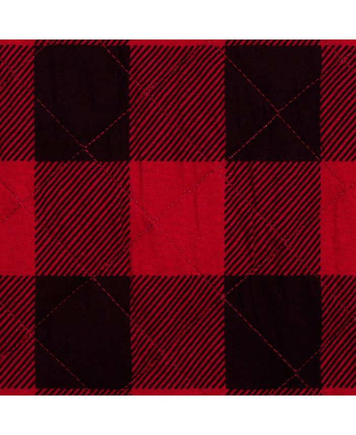 Trend Lab - Buffalo Check Quilted Jersey Changing Pad Cover
