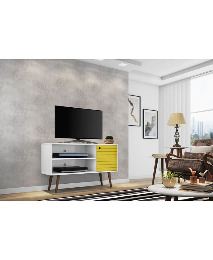 Manhattan Comfort Liberty 42.52" Mid Century Modern TV Stand with 2