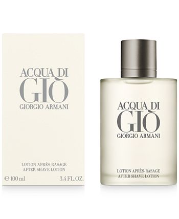 elasticitet Årvågenhed plads Giorgio Armani Acqua di Giò Pour Homme After Shave Lotion, 3.4-oz. - Macy's