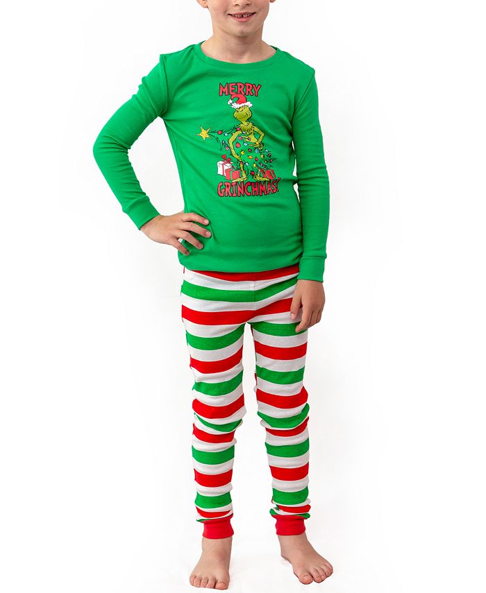 Macys shop grinch pajamas