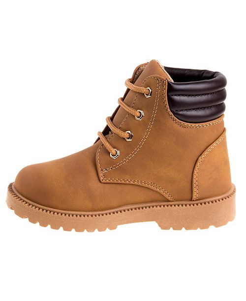 Josmo Rugged Bear Toddler Boys And Girls Casual Boots With Lace Up