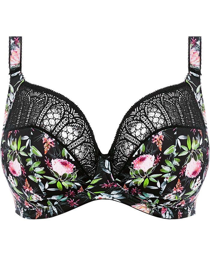 Elomi Women's Plus Size Mariella LaceTrim Underwire Bra EL4420 Macy's