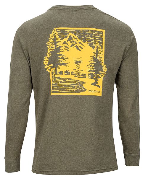 Marmot Men S Eco Friendly Woodcut Long Sleeve T Shirt Reviews