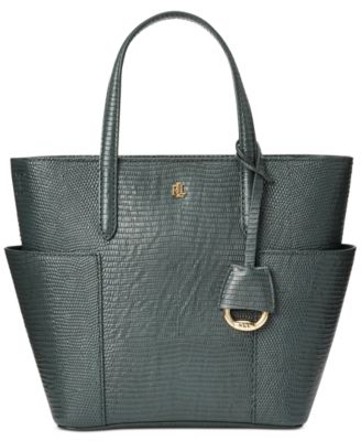 Lauren Ralph Lauren - Lizard Embossed Leather Mini Carlyle Tote