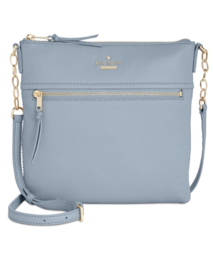 Kate Spade New York Jackson Street Melisse Small Pebble Leather Crossbody In Horizon Blue gold ModeSens