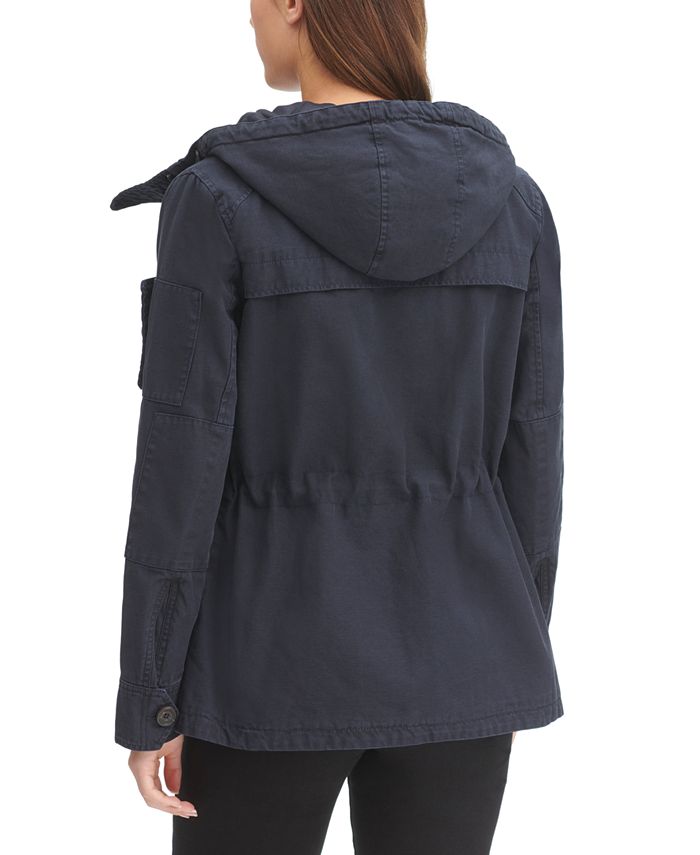 Levi's Women's Hooded Military Jacket & Reviews - Jackets & Vests ...