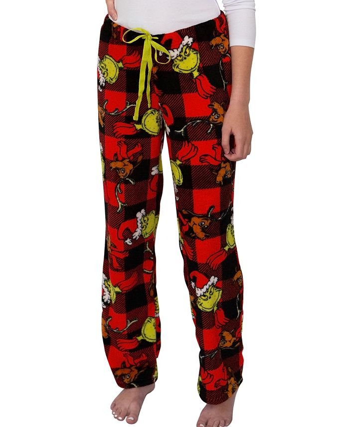 The Grinch Soft Plush Pajama Pant, Online Only - Macy's