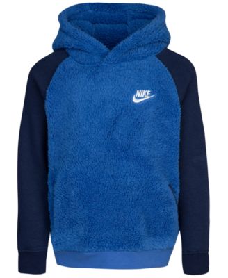 kids blue nike hoodie