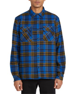 Volcom - Men's Belgrade Quilted Plaid Shirt