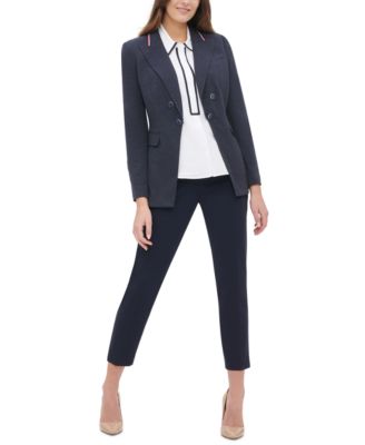 Tommy Hilfiger Ribbon-Trim Blazer