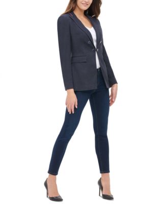 Tommy Hilfiger Ribbon-Trim Blazer