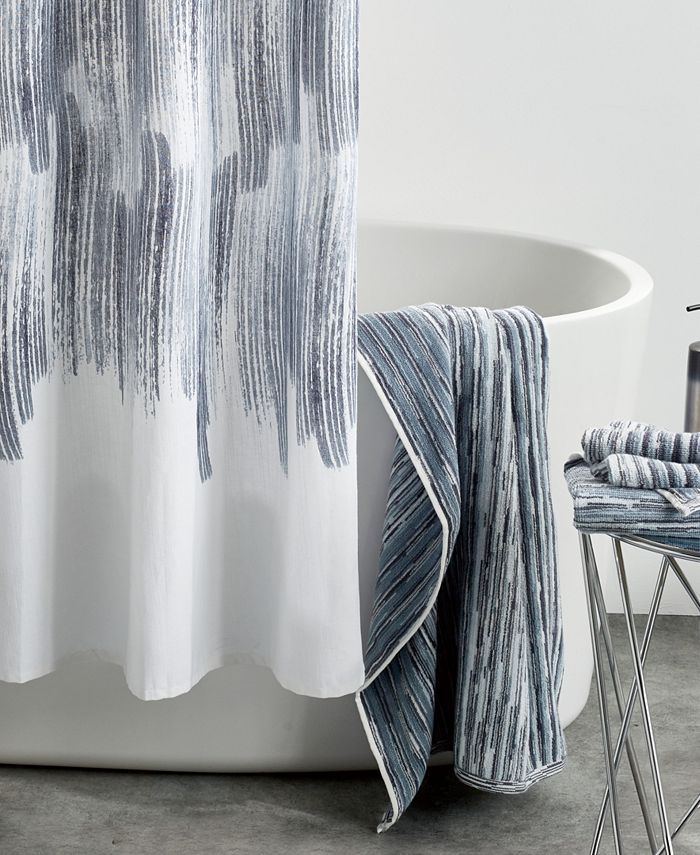 DKNY Brushstroke Ombre Shower Curtain Macy's
