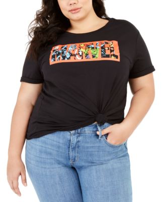 plus size avengers shirt