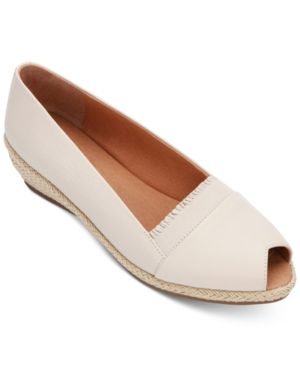 image of Gentle Souls by Kenneth Cole Women-s Luci Ruffle A-Line Espadrille Wedges Women-s Shoes