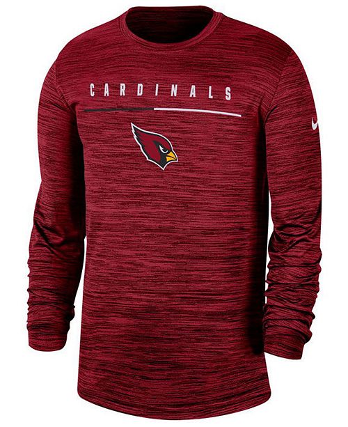 Nike Men S Arizona Cardinals Sideline Legend Velocity Travel Long