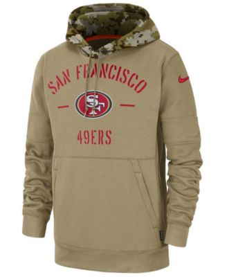 Nike San Francisco 49ers No87 Dwight Clark Olive/Camo Men's Stitched NFL Limited 2017 Salute To Service Jersey