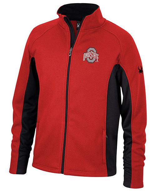 Spyder Men S Ohio State Buckeyes Constant Full Zip Sweater Jacket