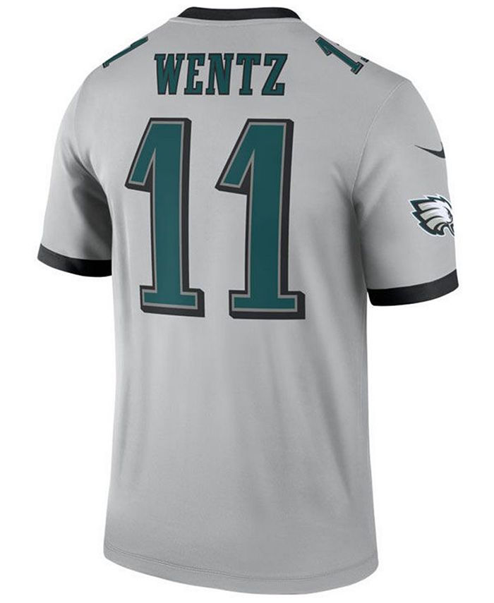 Lids Nike Men's Carson Wentz Philadelphia Eagles Inverted Color Legend