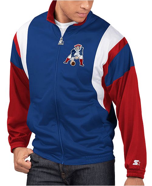 Starter Men S New England Patriots The Contender Track Jacket Reviews Sports Fan Shop By Lids Men Macy S
