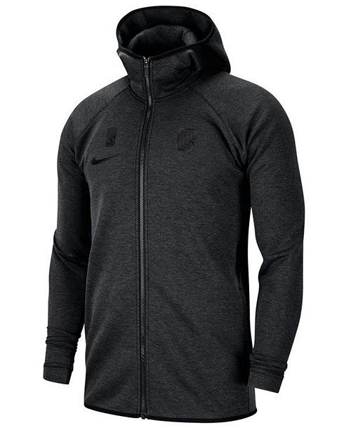 Nike Men S Los Angeles Clippers Showtime Dry Full Zip Hoodie